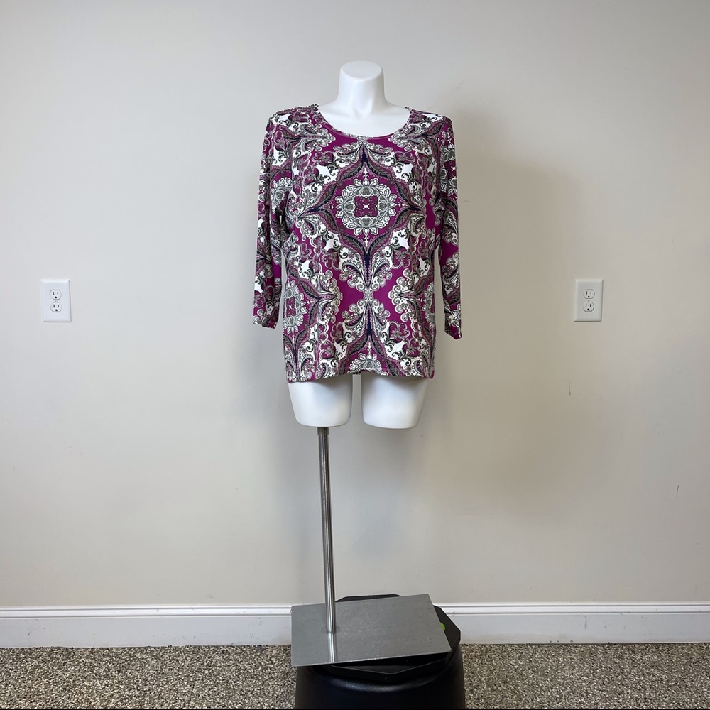 Alexa Rae Plus Size 3/4 Length Sleeve Shirt